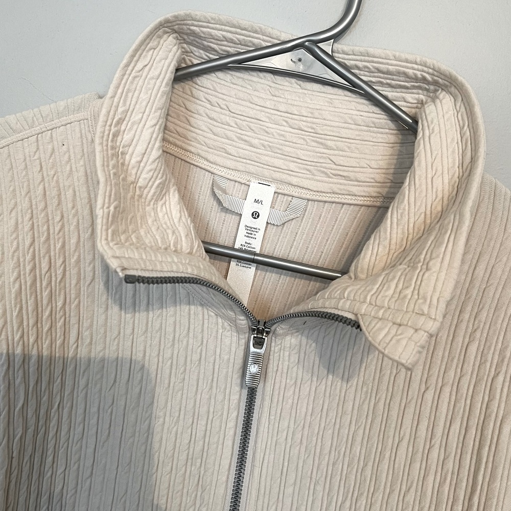 Lululemon Textured Full Zip Pullover. - image 2